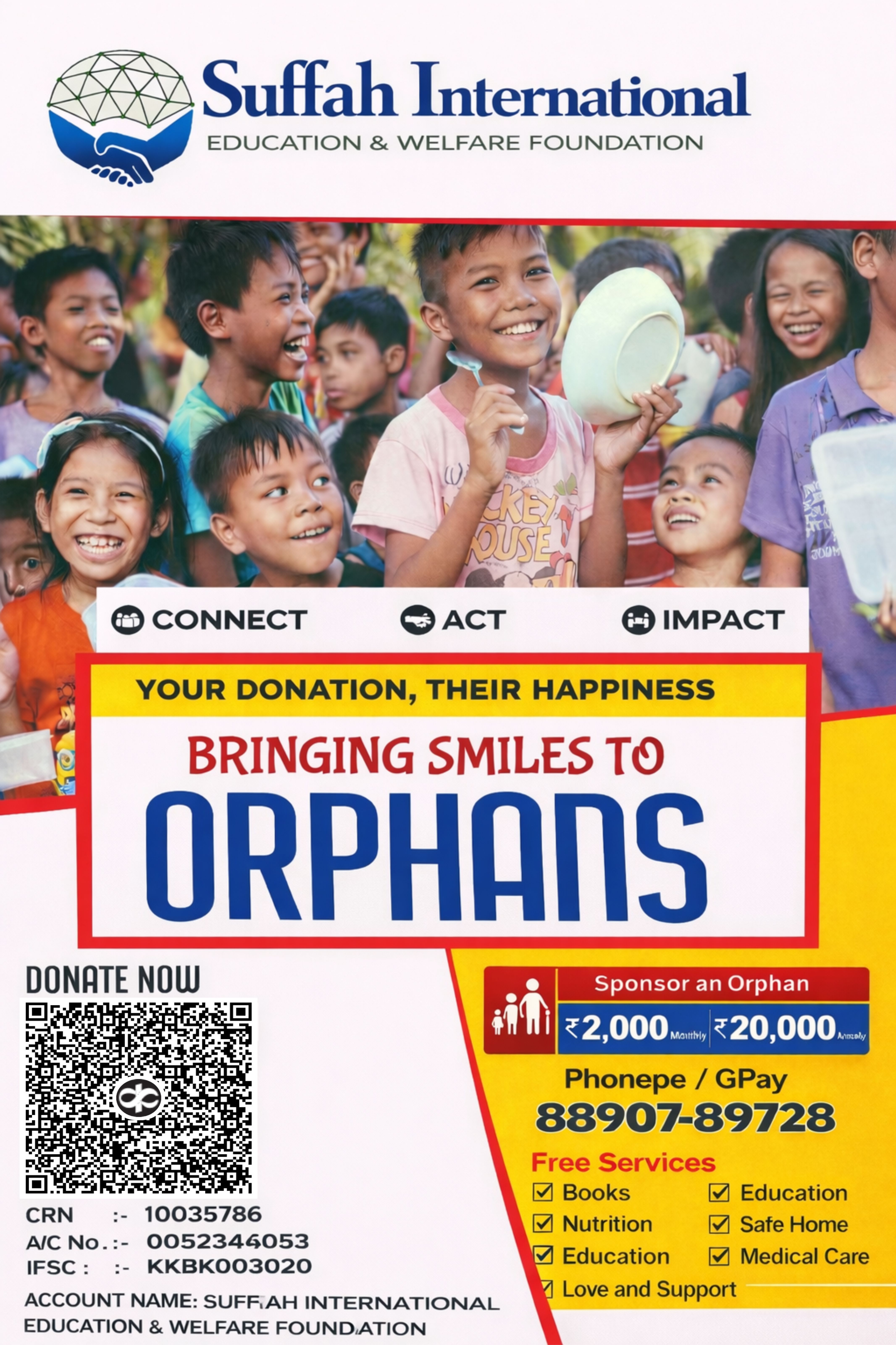 Orphans Support, Education & Welfare Project 2026