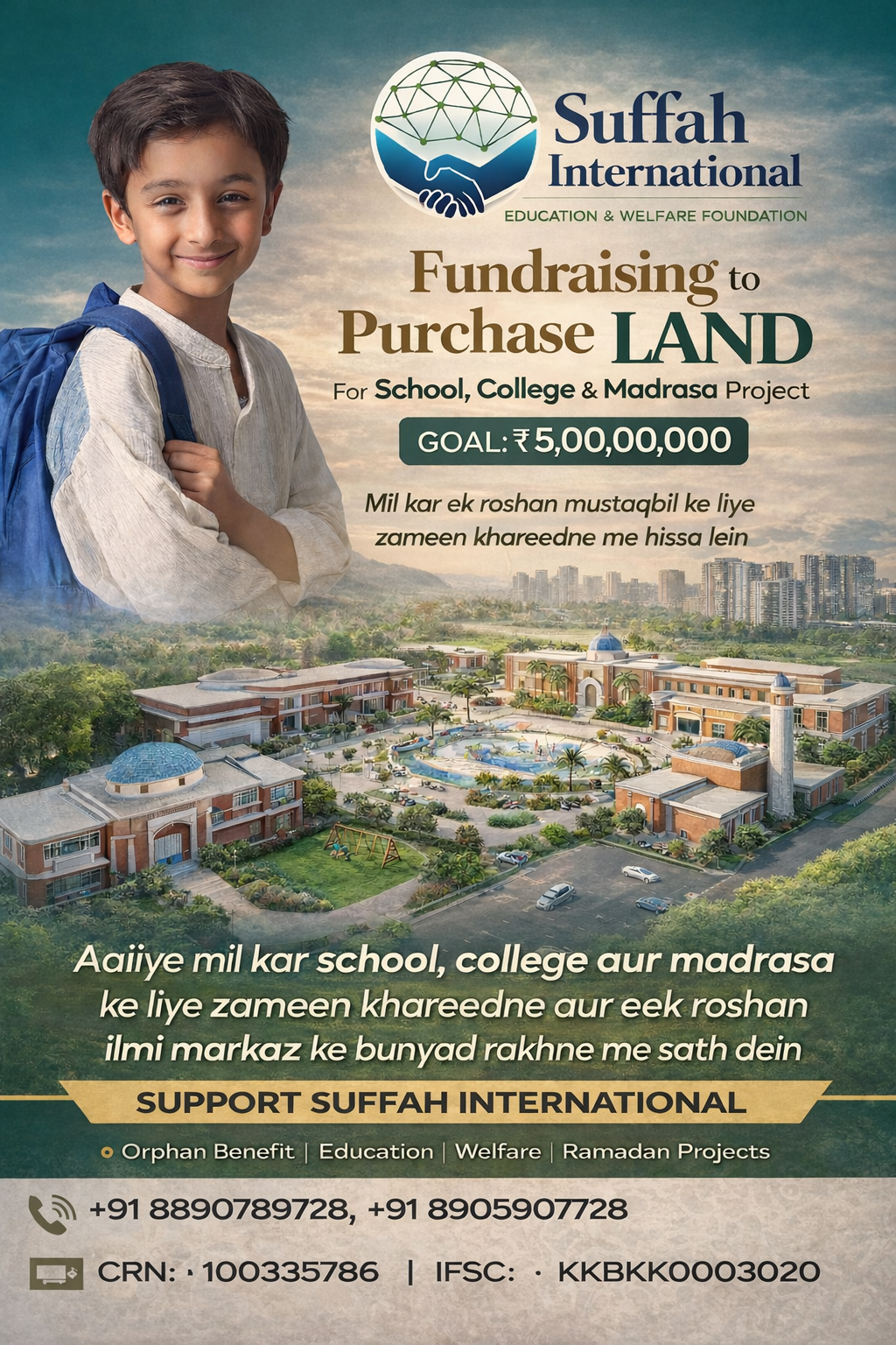 Land Purchase for School, College & Madrasa Project
